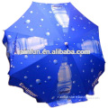 white powder-coated steel brand promotion custom beach umbrella